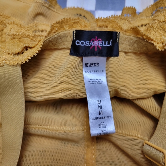 Cosabella Never Say Never 1321 Golden yellow bralette - Picture 3 of 3